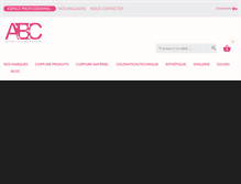 Tablet Screenshot of abcducoiffeur.com